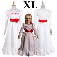 ราคา CP58 2 ชุดผี ชุดแอนนาเบลล์ ชุดตุ๊กตาผี แอนนาเบลล์ ตุ๊กตาผี Dress for Annabelle Suit The Conjuring Ghost Halloween Costume Movie Party Cosplay Fancy Outfit (14749292971)