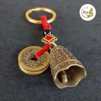 ราคา พวงกุญแจ ระฆังจีนโบราณ ทองเหลือง เสริมฮวงจุ้ย พวงกุญแจฮวงจุ้ย พกพา เรียกทรัพย์ (18141226666)