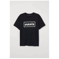 ราคา HN เสื้อยืด OASIS สีดำ รุ่นปี 2021 H M ของแท้ 100 มีสินค้าพร้อมจัดส่ง เสื้อยืดคอกลม พร้อมส่ง (12324997874)