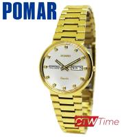 ราคา Pomar นาฬิกาข้อมือผู้ชาย สายสแตนเลส รุ่น PM73535GG02 สีทอง หน้าปัดสีเงิน (11475704557)