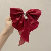 ราคา กิ๊บติดผมใหม่กิ๊บติดผมรูปโบว์ใหญ่สีชมพูกิ๊บเกาหลีกิ๊บริบบิ้นไข่มุก (17713801745)