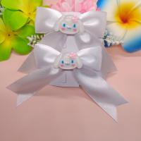 ราคา โบว์นักเรียน โบว์นักเรียนลายการ์ตูน สีขาว ผ้ามัน (16404233741)