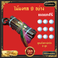 ราคา ไม้มงคล 9 อย่าง ทำพิธีปลุกเสกแล้ว ไม้มงคล 9 ชนิด สุดยอดวัตถุมงคลนำโชค บูชาแล้วชีวิตเป็นสุข นำโชคลาภเข้าบ้าน แถมฟรีลูกแก้วสารพักนึก (19400199775)