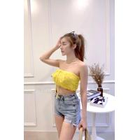 ราคา BW Warisara ไหมพรมเกาะอกไหมพรม 3 in 1 ใส่ได้หลายแบบเก๋ๆ ผูกคอได้ ผูกโบว์ ผูกเอวก็ยังได้ อวดหุ่นแซ่บๆ แมชชี่สุดๆ แต่งลายฉลุ ซีทรู น่ารักๆ (15206935556)