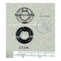 ราคา 1 ชิ้น จิวห่วงบอลสปริง สแตนเลสแท้ มี 2 สี จิวห่วง จิวหู จิวบอล Stainless Steel จิวห่วง ไม่ลอก ไม่ดำ (21045019663)