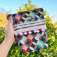 ราคา กระเป๋าสะพายข้าง พื้นเมือง งานผ้าทอ ลายอัพเดต กระเป๋าผ้าทอ กระเป๋าผ้า โบฮีเมี่ยน แต่งพู่ กระเป๋าสะพาย ขายส่ง (13258736521)