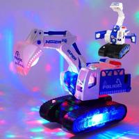 ราคา ของเล่นรถ หุ่นยนต์แปลงร่าง รถแปลงร่าง รถแม็คโคร สีขาว ของเล่นมีเสียงรถตักดินรถแม็คโครเด็กของเล่นมีไฟเสียง สินค้าพร้อมส่ง (16240861755)