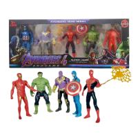 ราคา Avengers Model Set โมเดลอเวนเจอร์ มีไฟและไม่มีไฟ ขยับไ ตุ๊กตาMarvel ชุดโมเดลซุปเปอร์ฮีโร่ 5ตัว TY416 (14183626606)
