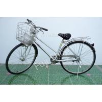 ราคา จักรยานแม่บ้านญี่ปุ่น ล้อ 27 นิ้ว มีเกียร์ สีเงิน จักรยานมือสอง (18346238124)
