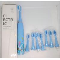 ราคา แปรงสีฟันไฟฟ้าสำหรับเด็ก แปรงสีฟันไฟฟ้าเด็ก แปรงสีฟันเด็ก ระบบสั่น 4โหมดอัจฉริยะ Sonic Cleaning ชาร์จUSB ฟรี5หัวแปรง สินค้าพร้อมส่งจากไทย (16066447608)
