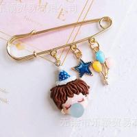 ราคา เข็มกลัดแฟชั่น เข็มกลัดคนท้อง เข็มกลัดดินปั้นOT ติดเสื้อกระเป๋ารองเท้า น่ารัก เข็มกลัด (15885289251)
