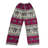 ราคา กางเกงลายช้าง ขาปล่อย ขาตรง (18445423476)