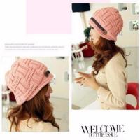 ราคา Upper หมวกไหมพรม หญิง หมวกกันหนาว หมวกผ้าไหมพรม รุ่น NH206 (17025708135)