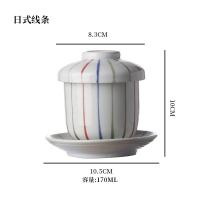 ราคา ถ้วยใส่ไข่สไตล์ญี่ปุ่นถ้วยใส่ไข่นึ่งพร้อมฝาปิดถ้วยใส่ขนมหวานแบบวาดด้วยมือสไตล์วินเทจถ้วยใส่ซุปซุปรสเซรามิก (19211849307)