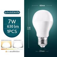 ราคา หลอดไฟ LED 5W 12W 15W 18W 24W Day Light Warm white หลอดไฟคุณภาพดี หลอดไฟ ราคาถูก หลอดไฟLED 220v (20929439162)