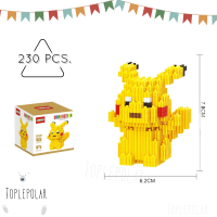 ราคา ชุดตัวต่อ เลโก้นาโน Block เลโก้จิ๋ว LinkGo 68110 ชุดเลโก้โปเกม่อน ปิกาจู ท่านั่ง จำนวน 230 ชิ้น ของเล่น ของสะสม ของขวัญ สวย (2612266287)