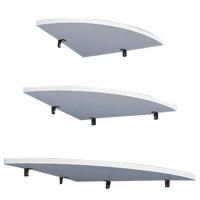 ราคา ชั้นวางของ3ชิ้นแบบห้อย Rak Sudut Dinding สีขาวทรงกลม Rak Sudut Dinding ชั้นหนังสือติดผนังชั้นวางของแบบโมเดิร์นแขวนมุมสำหรับเก็บหนังสือแจกันกรอบรูปในห้องนอนห้องครัวสำนักงาน (17093410791)