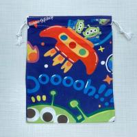 ราคา ถุงผ้าหูรูด ลายการ์ตูน ใบใหญ่ 26x30cm (17513936328)