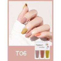 ราคา Maycreate ยาทาเล็บ 3โทน สีทาเล็บ รุ่นแห้งไว ไม่ต้องอบ ชนิดลอกออกได้ (15659173694)