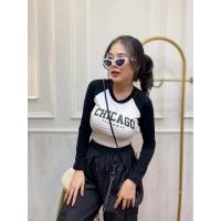 ราคา เสื้อครอปแขนยาว Chicago เสื้อยืด เสื้อสกรีน (21163373191)