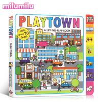 ราคา Milu หนังสือนิทาน A Lifp The Flap Book Playtown Priddy สมุดวาดภาพระบายสีสำหรับเด็กของเล่นหนังสือภาษาอังกฤษต้นฉบับ (20686641992)