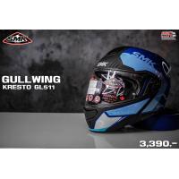ราคา SMK HELMET หมวกกันน็อคยกคาง รุ่น GULLWING ลาย KRESTO (10530966381)