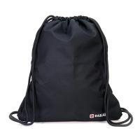 ราคา Chinatown Leather กระเป๋าเป้ ออกกำลังกาย ขี่จักรยาน หูรูด ผ้า DAKAR สีดำ (15373062825)