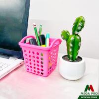 ราคา Megapro ตะกร้าเข่งจิ๋ว ตะกร้าใส่ปากกา กล่องใส่ปากกา ที่ใส่ปากกา ดินสอ แจ้งสีทักแชท (15299864284)