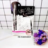 ราคา Mistine Maxi Black Eyeliner หรือ Mistine Super Black Eye Liner อายไลเนอร์ติดทนนาน กันน้ำ กันเหงื่อ (3512520001)