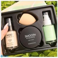 ราคา MSMEESHU ชุดรองพื่ืน ครีมรองพี้น แป้งไฮไลท์ พัฟเกลี่ยนรองพื้น Honey Beam Foundation Cream Makeup Primer Loose Powder Four piece Set 35ก 35ก 4 5ก ShopCo (12340450131)