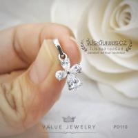 ราคา จี้สร้อยคอ ฝังคริสตัลเพชรหยดน้ำ Pear Shaped ลายไม้กางเขน Cross ขนาดเล็ก เครื่องประดับ สร้อย PD110 ValueJewelry (3635066272)