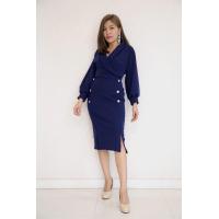 ราคา ชุดเดรสออกงานสาวอวบ ทรงตรงแต่งกระดุม ชุดเดรสคนอ้วนไปงานแต่งงาน ชุดไปงานแต่งเรียบหรูดูแพงคนอ้วน (18471052768)