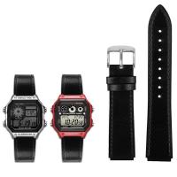 ราคา 18มิลลิเมตรสายนาฬิกาสำหรับ Casio G SHOCK AE 1200WH 1300 1000 A159 Wome ผู้ชายดัดแปลงย้อนยุคหนังวัวแท้นาฬิกาวงสร้อยข้อมืออุปกรณ์เสริม (15879934380)