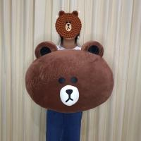 ราคา พร้อมส่งจาก กทม หมอนอิง หมอนอิงนุ่มนิ่ม เนื้อมาสเมลโล่ หมอนหน้าหมีบราวน์ เป็ด หมาชิบะ หมาฮัสกี้ ใบใหญ่มาก 65 cm งานสวย (7467051845)