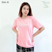 ราคา 4000 DIA 6 เสื้อยืด แขนสั้น คอกลม รีดเพชร งานแฟชั่น สไตล์เกาหลี (18571660795)