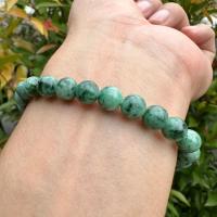 ราคา หยกเขียวจักรพรรดิ 7 มิลโปร่งแสง สียอดนิยม ลายยอดนิยม ข้อมือหยก กำไลหยก เขียว ไหมยืด (20451481340)