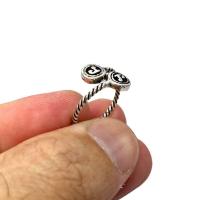 ราคา แหวน เงินแท้ 92 5 แหวนไขว้ หัวนะโม ลงดำ หัวนะโมขนาด 6 มิล ก้านแหวนตีเกลียว รอบวง งานแฮนด์เมด ขึ้นมือ ผ่านพิธีแล้ว ส่งตรงจาก จ นครศรีธรรมราช (19753859975)