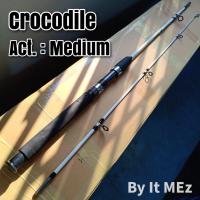 ราคา ของแท้ ราคาถูก คันเบ็ดตกปลา คันตัน คันหน้าดิน คันตันหยง Crocodile เหมาะกับหมายธรรมชาติ บ่อ ตกปลาใหญ่ Spinning (2770940781)