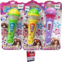 ราคา CFDTOY ไมค์ร้องเพลง ของเล่น ไมค์ลอย ไมโครโฟน ร้องเพลง คละสี 162 1 (15910707600)