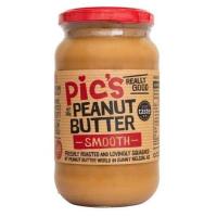 ราคา Pics Peanut Butter Smooth พิกส์ พีนัท บัตเตอร์ สมูธ เนยถั่วลิสง ชนิดบดละเอียด 380g (10875265427)