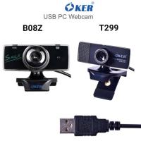 ราคา Oker กล้องเว็บแคมหัวเสียบ USB รุ่น T299และ รุ่นB08Z รองรับความละเอียดสูงสุดที่ 720P 30fps พร้อมไมค์โครโฟนในตัว ใช้เรียนออนไลน์ได้ (9595294560)