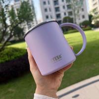ราคา แก้วกาแฟ TYESOS MUG เก็บความร้อน เย็น ขนาด 260ml 300ml Tyesos Mug แก้วกาแฟ เก็บอุณหภูมิ มีหูจับในตัว พร้อมฝา (20724027402)