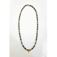 ราคา สร้อยพระ สร้อยกะลาคั้นเม็ดทองเลเซอร์ ลงยา ความยาว 24 นิ้ว สวมหัวได้ (9799147867)