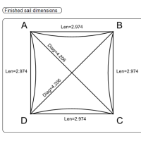 ราคา สี่เหลี่ยม หลายขนาด ที่บังแดดสวนกลางแจ้ง บล็อกได้ถึง 60 ป้องกันรังสียูวีที่ยอดเยี่ยมสำหรับบ้าน 3m 3 5m 4m 4 5m 5m 5 5m 5 9m Square Sun Shade Awning Sail (9105950860)
