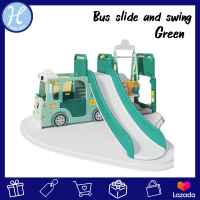 ราคา Hot Hit สินค้าขายดี Hellomom สไลเดอร์ชิงช้ารถบัส สไลเดอร์เด็ก รถบัสสไลเดอร์ เจ้าแรกในไทย ชิงช้า บัสสไลด์เดอร์ สไลเดอร์รถบัส ของเล่นสนาม (3794464304)