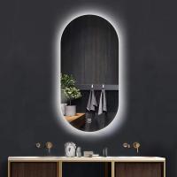 ราคา 60X120ซม LED กระจกห้องน้ำทรงรีอัจฉริยะพร้อมหน้าจอไฟระบบสัมผัสติดผนังห้องน้ำกระจกแต่งหน้า Demist ติดผนังห้องน้ำ (19759248372)