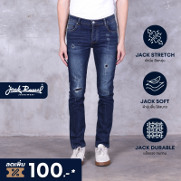 ราคา Jack Russel กางเกงยีนส์ผู้ชายขายาว ทรงขาเดฟ skinny fit รุ่น J ROCK 2 (18686654601)