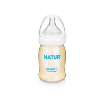 ราคา Natur Smart FlexiFlow PES ขวดนมเนเจอร์ คอกว้างสีชา 5oz 1 ขวด พร้อมจุกไซร์ S (20507961572)