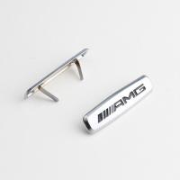 ราคา เบาะรถยนต์2ชิ้นสัญลักษณ์เก้าอี้โลโก้สำหรับ Mercedes Benz AMG Brabus AMG Maybach ป้ายตกแต่งโลหะสีเงิน (16513425930)