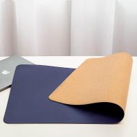 ราคา แผ่นรองเมาส์ Mouse pad แผ่นรองเมาส์หนัง ขนาดใหญ่ แผ่นรองเมาส์หนังด้านหลังเป็นลายไม้ กันลืน กันน้ำ D PHONE (14032932942)